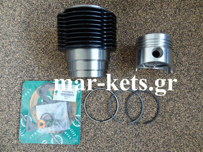 Σετ έμβολο+χιτώνιο+ελατήρια 80mm RUGGERINI – ACME