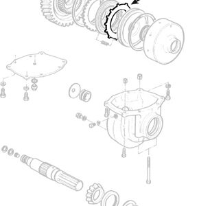 P.T.O. δισκάκι καμπάνας Massey Ferguson - Landini