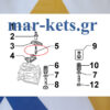 Βαλβίδων ρεγουλατόροι για κοκοράκια LOMBARDINI 15LD225, 15LD315, 15LD350, 15LD350 Ecowind