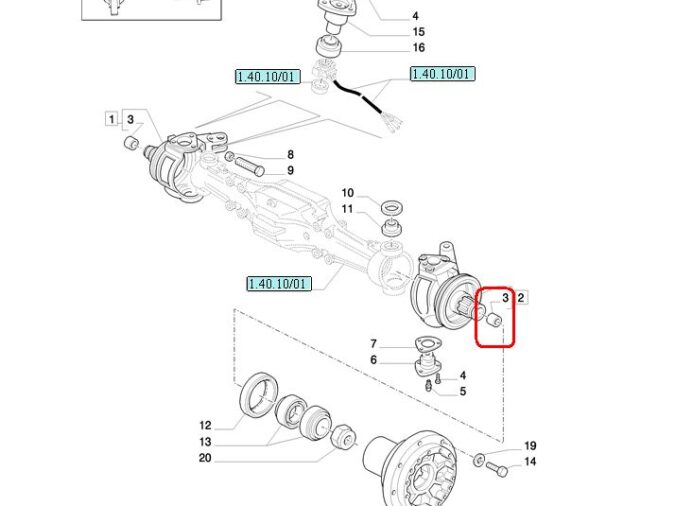 Δαχτυλίδι Fiat - Ford - New Holland - Case-IH. - Steyr