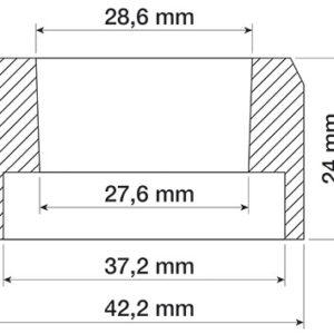 Δαχτυλίδι άξονα ευαισθησίας Fiat - Ford 25mm