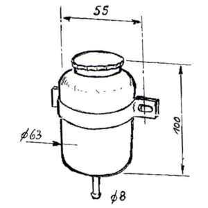Δοχείο υγρών φρένων Zetor