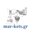 Μπουλόνι μπιέλας & παξιμάδι LOMBARDINI LDA672, 4LD, 5LD