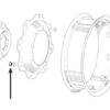 Παξιμάδι οπίσθιας ζάντας Massey Ferguson-Case IH-JCB