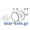 Παξιμάδι στροφάλου LOMBARDINI 3LD450, 3LD510, LDA450, LDA510