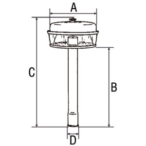 Προφίλτρο αέρος με σωλήνα Ford 51mm