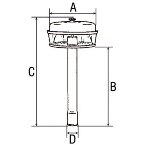 Προφίλτρο αέρος με σωλήνα Ford 57mm